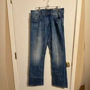 Buffalo David Bitton Dark Blue Straight Jeans